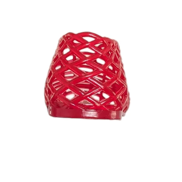 MIA Red Darlene Mesh Flats Sz.7 - Picture 5 of 6